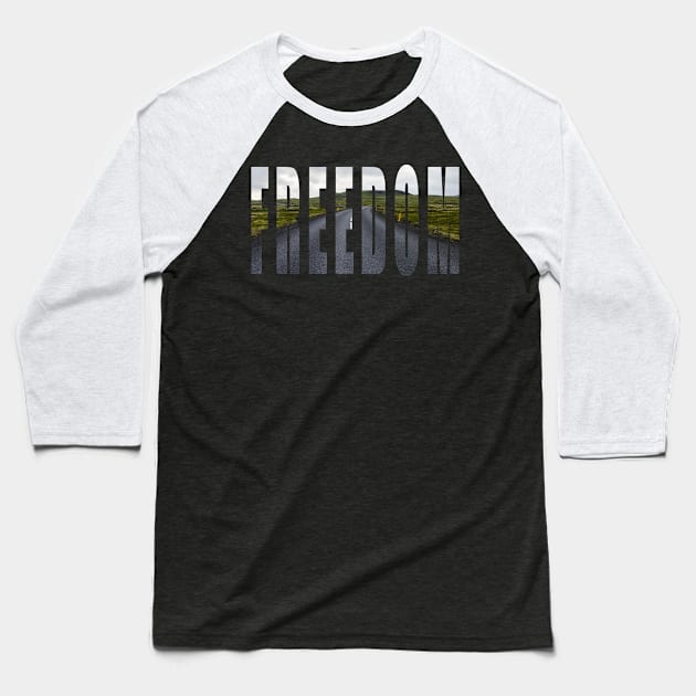 Freedom Baseball T-Shirt by Path